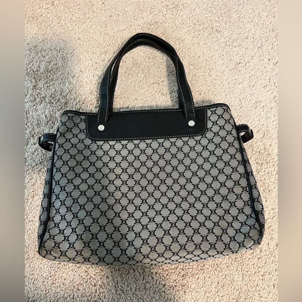 CELINE Vintage Macadam Handle Bag